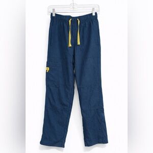 Spread Good Cheer Scrub Pants – Size Small – Blue Medical Scrub Bottoms